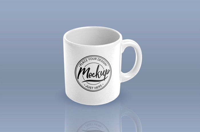 Contoh desain mug simple