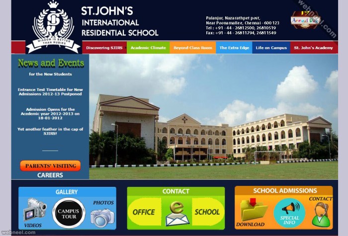 Contoh Desain Web Sekolah Modern dan Responsif