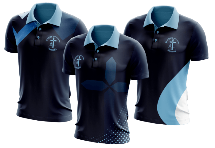 Contoh desain baju polo