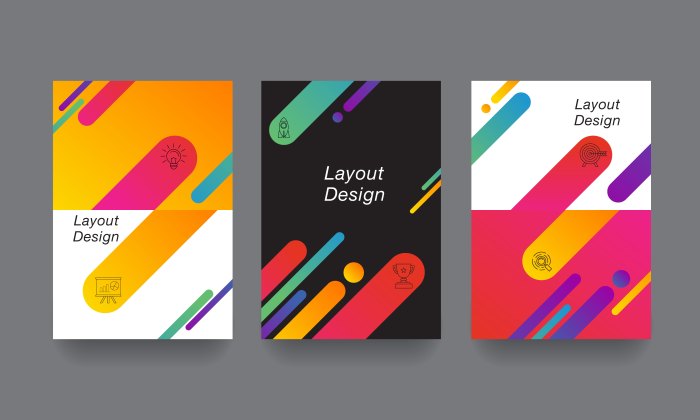 Layout graphic magazine vector illustrations similar clip