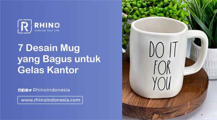 Contoh desain mug simple