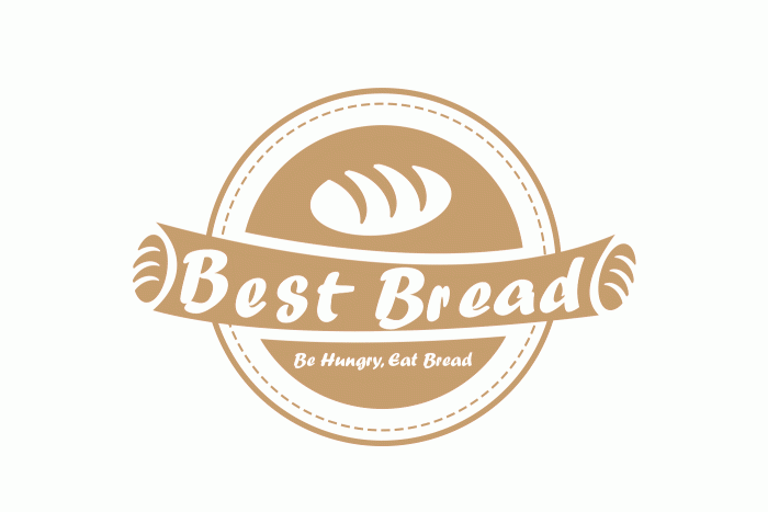 Contoh desain logo roti