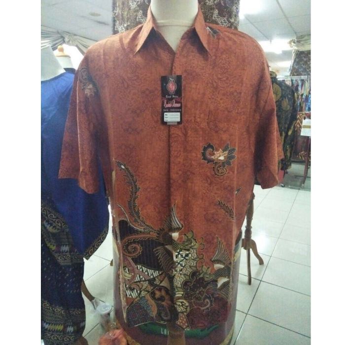 Contoh desain baju batik pria